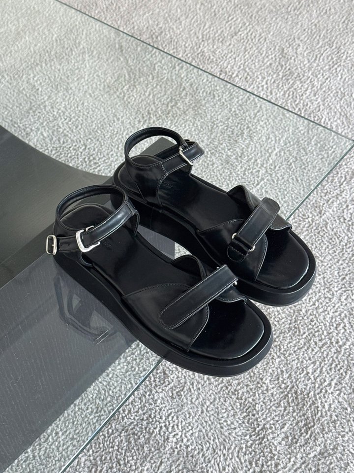 Vade - Korean Women Fashion - #momslook - Sandals Ribbon Platform - 6