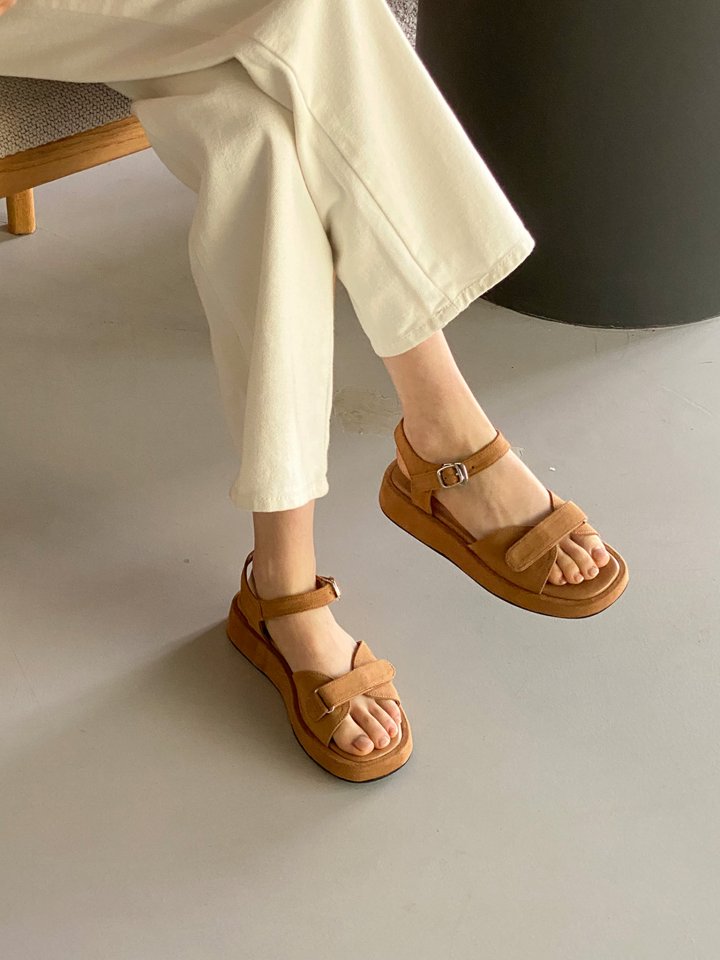 Vade - Korean Women Fashion - #momslook - Sandals Ribbon Platform - 8