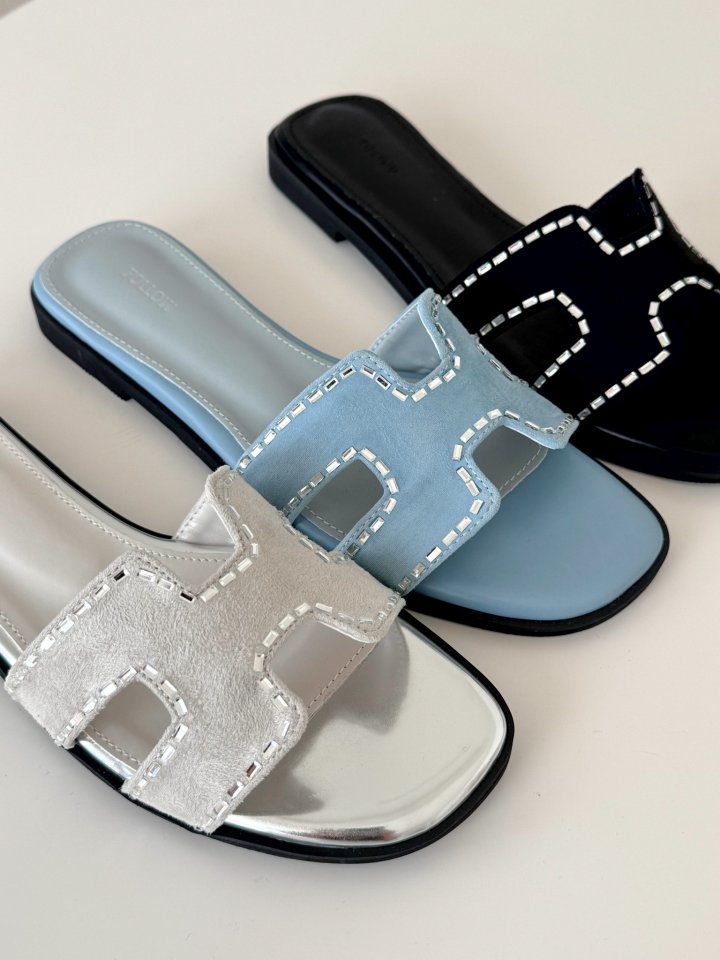 Vade - Korean Women Fashion - #momslook - LL Slipper Round Sandals