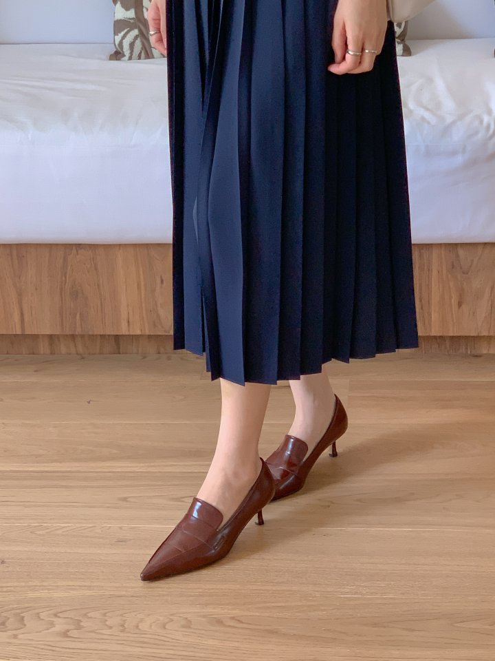 Vade - Korean Women Fashion - #momslook - Loafer Heel Classic - 10
