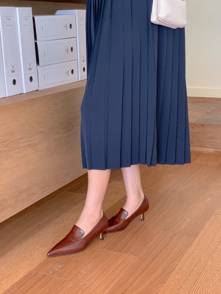 Vade - Korean Women Fashion - #momslook - Loafer Heel Classic - 9