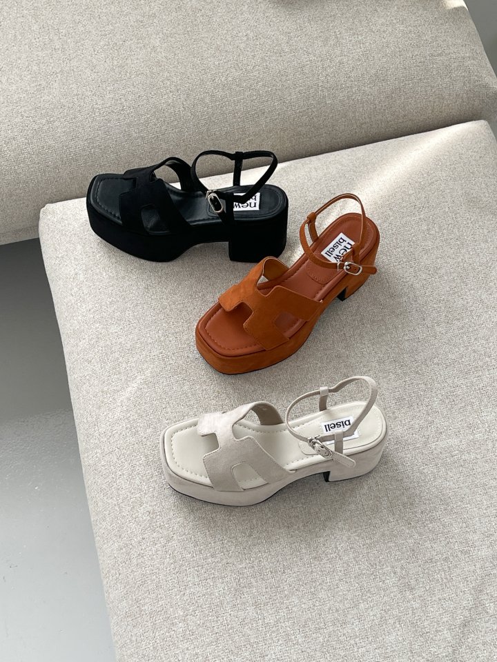 Vade - Korean Women Fashion - #momslook - Chunky Platform Way Elle Slipper Sandals - 8