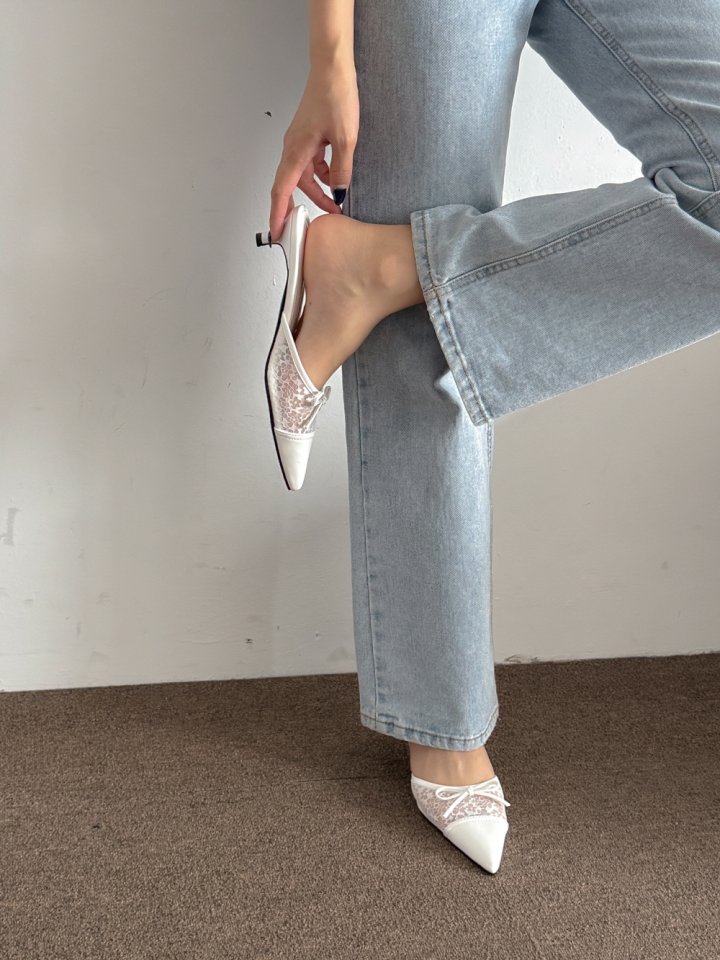 Vade - Korean Women Fashion - #momslook - Stiletto Ribbon Sandals - 12