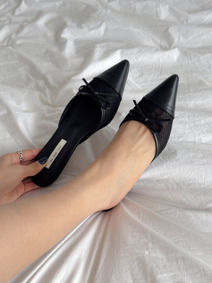 Vade - Korean Women Fashion - #momslook - Stiletto Ribbon Sandals - 8