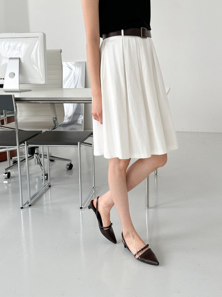 Vade - Korean Women Fashion - #momslook - Low Heel Stiletto Mid Heel Shoes - 10