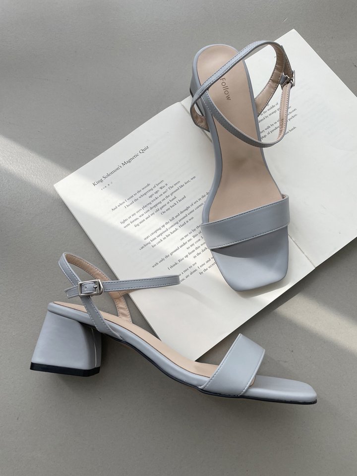 Vade - Korean Women Fashion - #momslook - Square Open-toe Mary Jane - 5