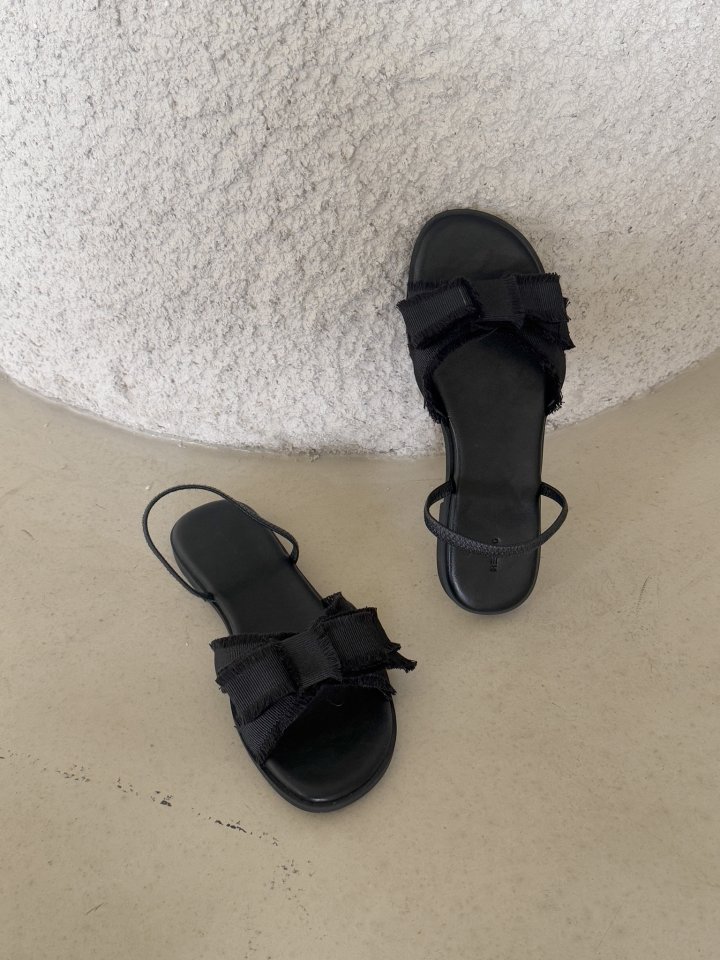 Vade - Korean Women Fashion - #momslook - Ribbon Slipper Sandals - 6