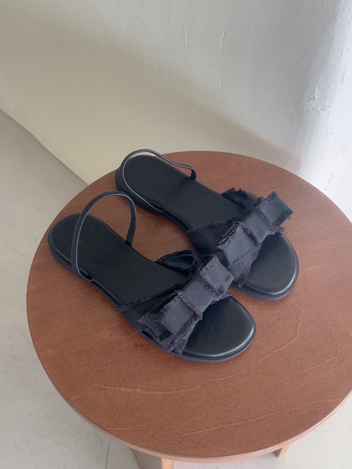 Vade - Korean Women Fashion - #momslook - Ribbon Slipper Sandals - 8
