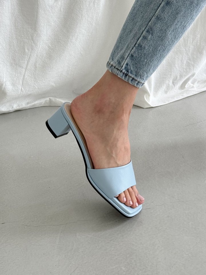 Vade - Korean Women Fashion - #momslook - Summer Mule Sandals Slipper Heels - 3