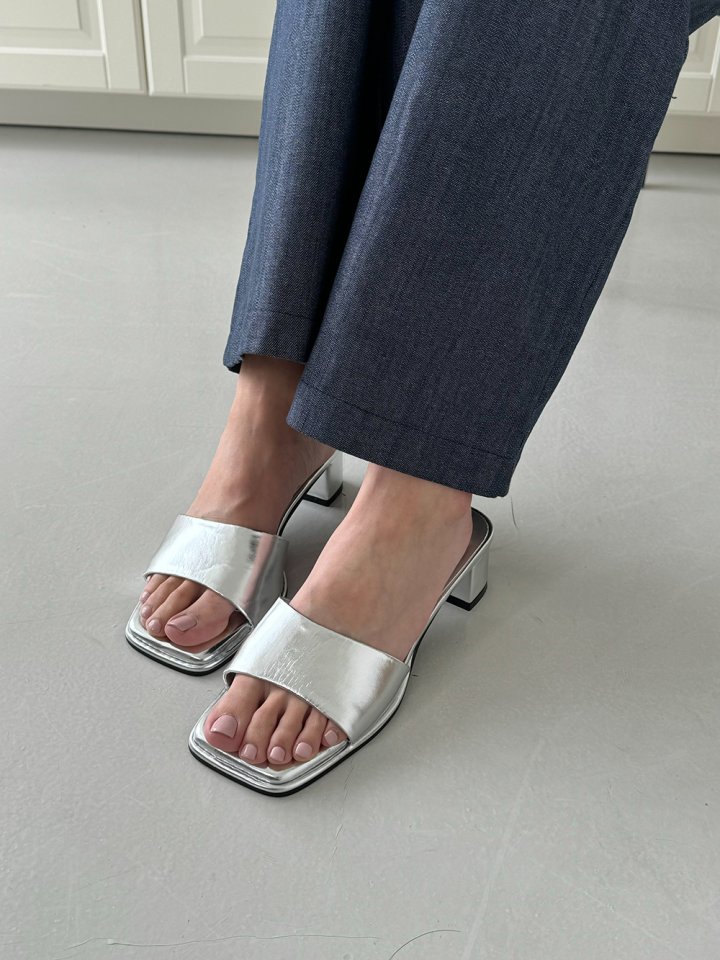 Vade - Korean Women Fashion - #momslook - Summer Mule Sandals Slipper Heels - 9