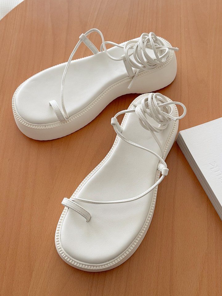 Vade - Korean Women Fashion - #momslook - Platform Heel Sandals