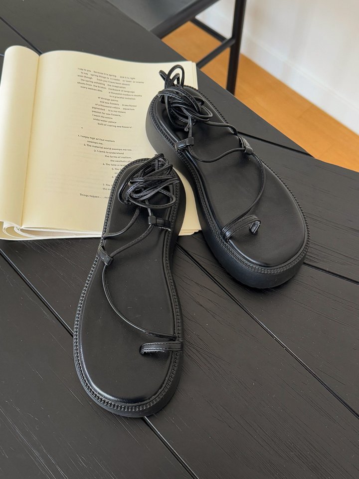 Vade - Korean Women Fashion - #momslook - Platform Heel Sandals - 3
