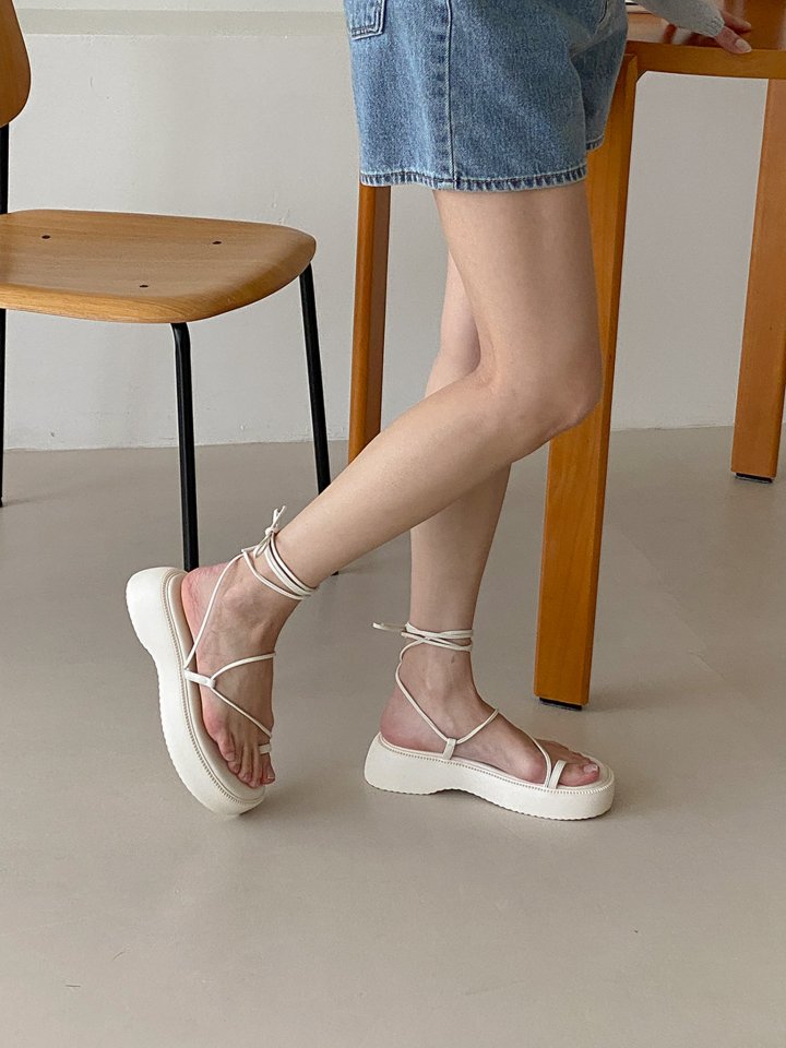 Vade - Korean Women Fashion - #momslook - Platform Heel Sandals - 7