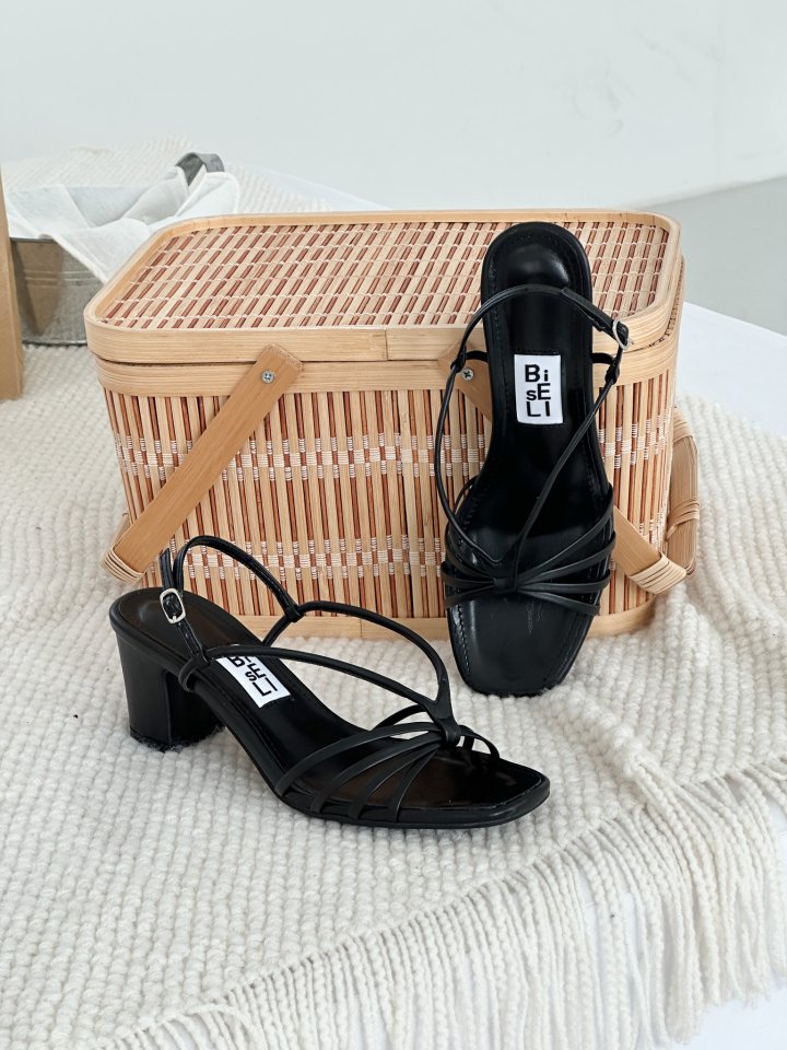 Vade - Korean Women Fashion - #momslook - Summer Sandals Heel Slingback - 2