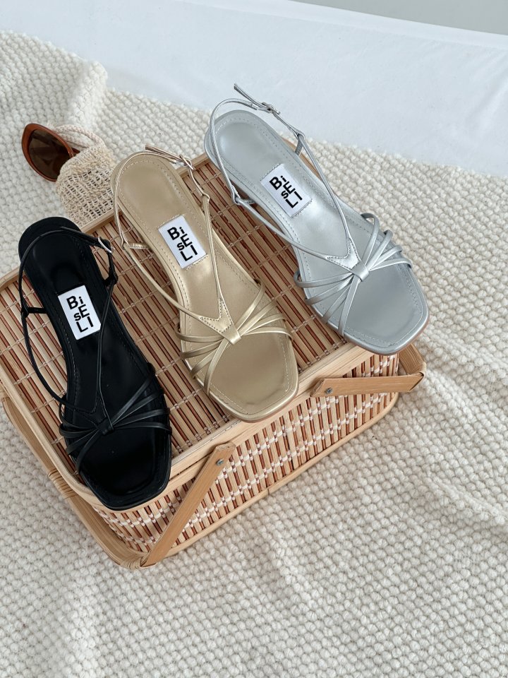 Vade - Korean Women Fashion - #momslook - Summer Sandals Heel Slingback - 3