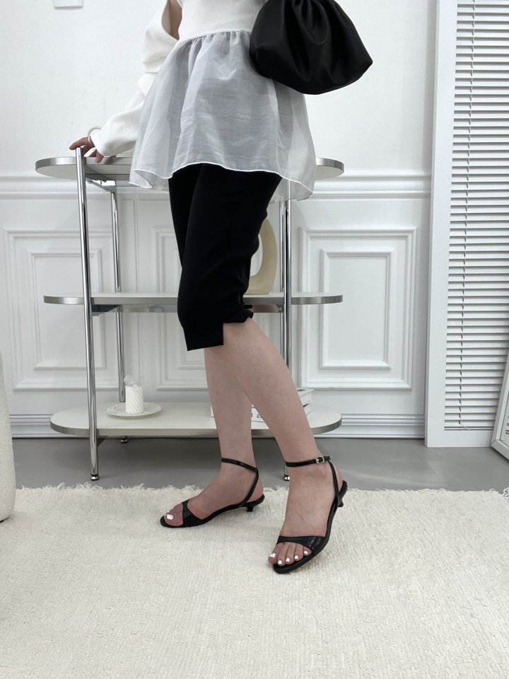 Vade - Korean Women Fashion - #momslook - Mary Jane Round Strap Sandals - 9