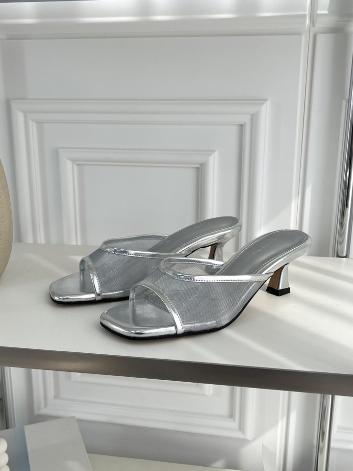 Vade - Korean Women Fashion - #momslook - Round Slim Sandals - 7