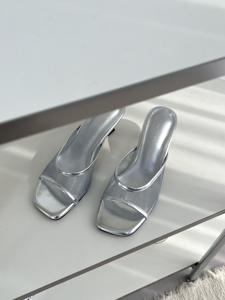Vade - Korean Women Fashion - #momslook - Round Slim Sandals - 9