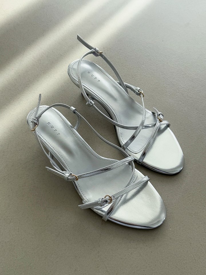 Vade - Korean Women Fashion - #vintagekidsstyle - Round 5cm Slingback Sandals Heel - 4