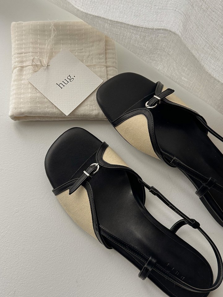 Vade - Korean Women Fashion - #restrostyle - Slingback Sandals Low Heel - 7
