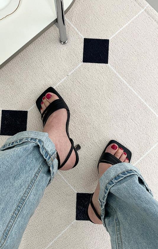 Vade - Korean Women Fashion - #restrostyle - Square Strap Sandals - 12