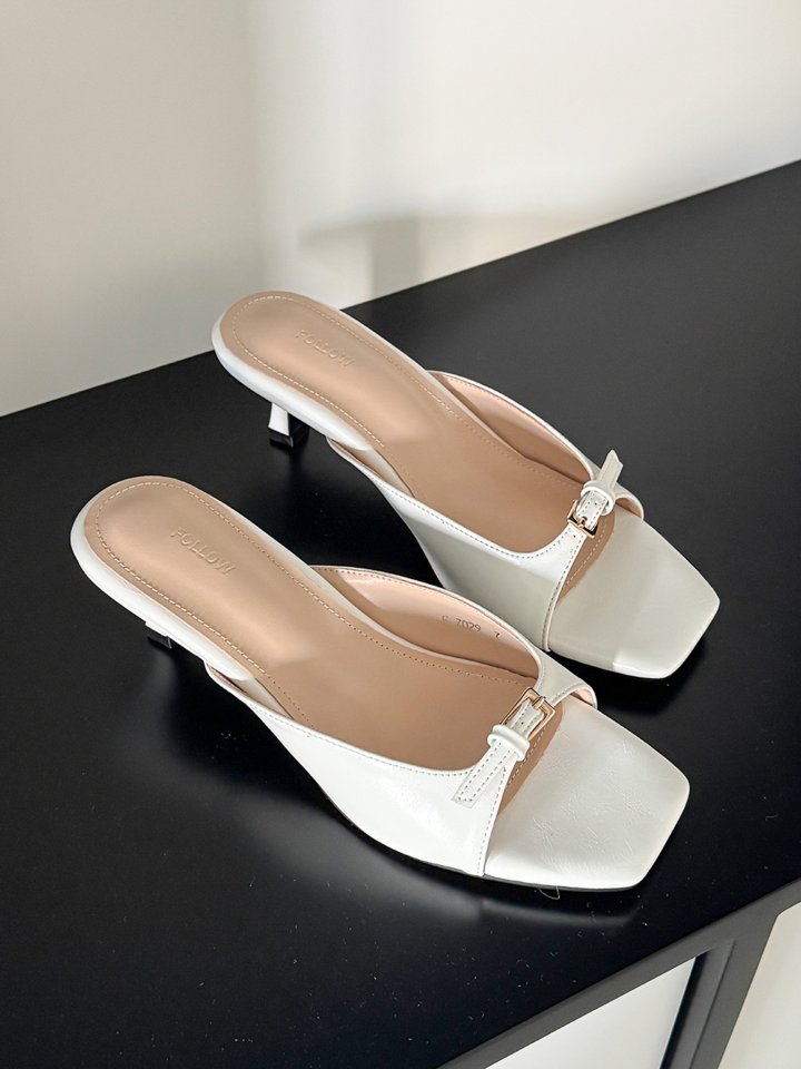 Vade - Korean Women Fashion - #restrostyle - Slim Soft Cloud Slingback - 3