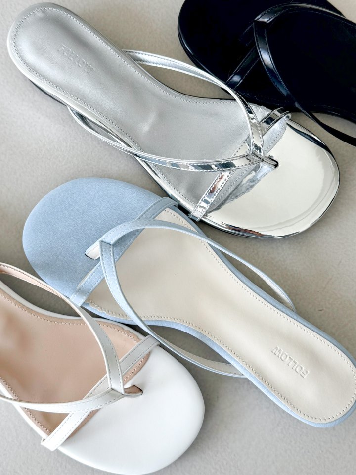Vade - Korean Women Fashion - #restrostyle - Round Twisted Slipper Sandals