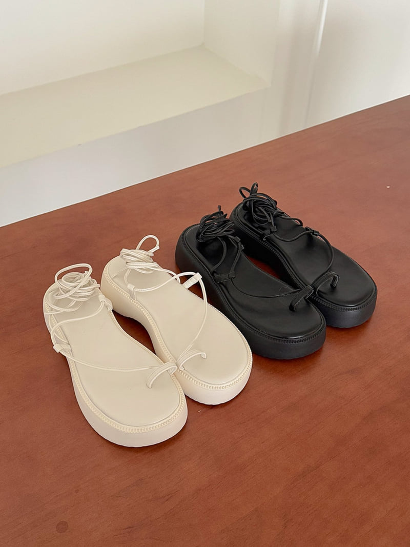 Vade - Korean Women Fashion - #restrostyle - Platform Heel Sandals - 12