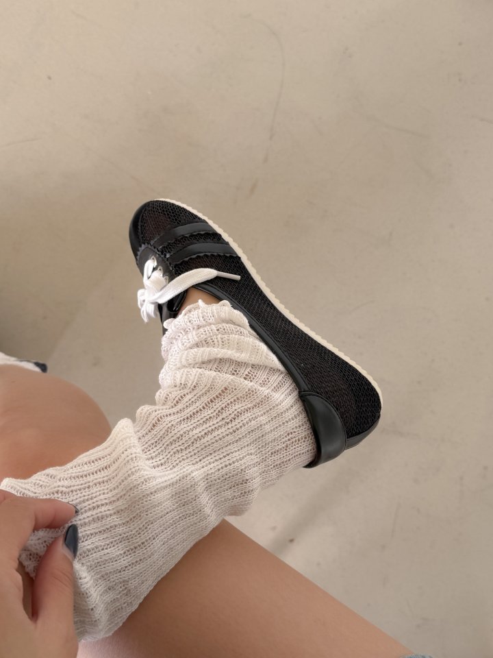 Vade - Korean Women Fashion - #romanticstyle - Mesh Sneakers - 7