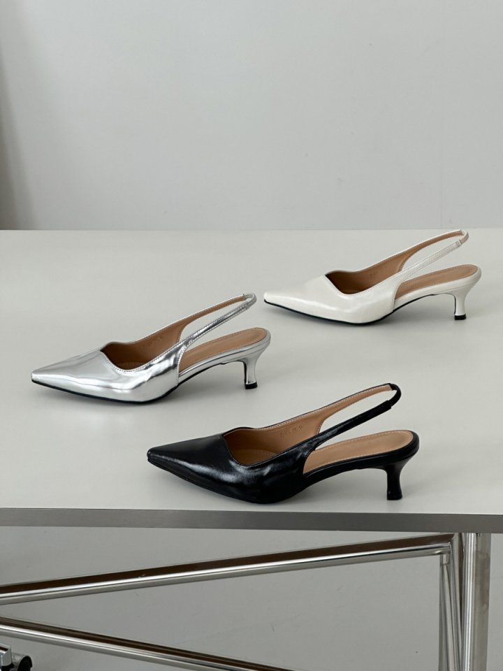 Vade - Korean Women Fashion - #romanticstyle - Stiletto Slingback - 2