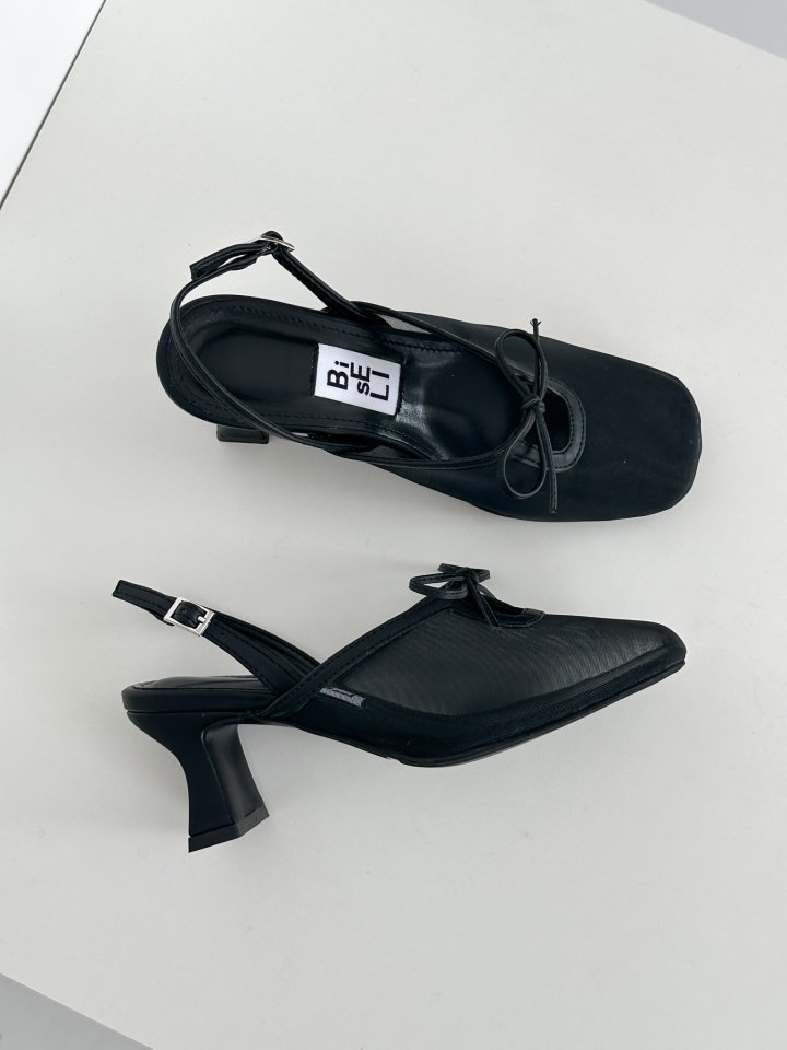 Vade - Korean Women Fashion - #romanticstyle - Mesh Slingback - 8