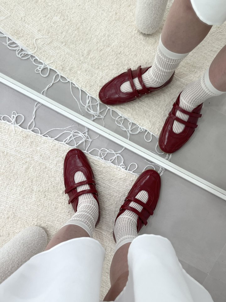 Vade - Korean Women Fashion - #shopsmall - Soft Velcro Ballet Sneakers - 10