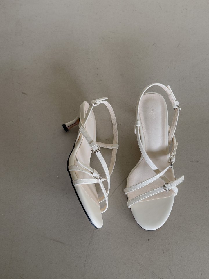 Vade - Korean Women Fashion - #shopsmall - Velcro Strap Flip-Flop Sandals Heel - 6