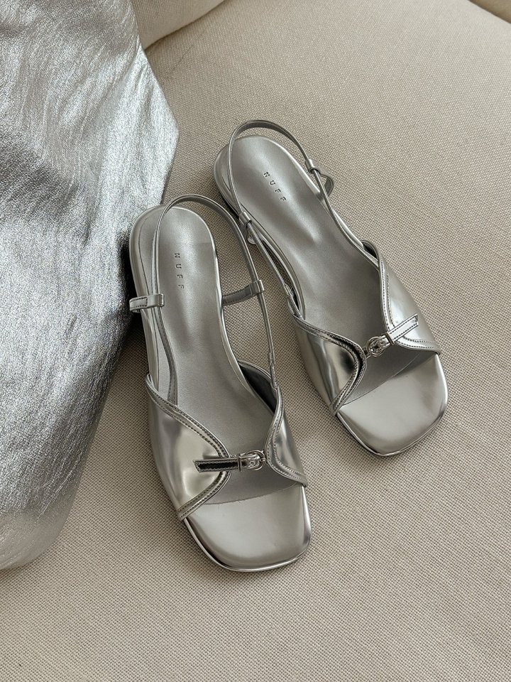 Vade - Korean Women Fashion - #shopsmall - Slingback Sandals Low Heel - 9