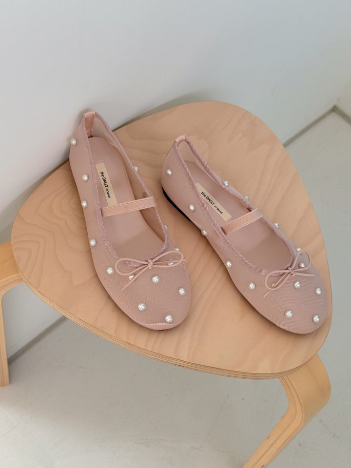 Vade - Korean Women Fashion - #shopsmall - Round Mesh Mary Jane Flat - 3