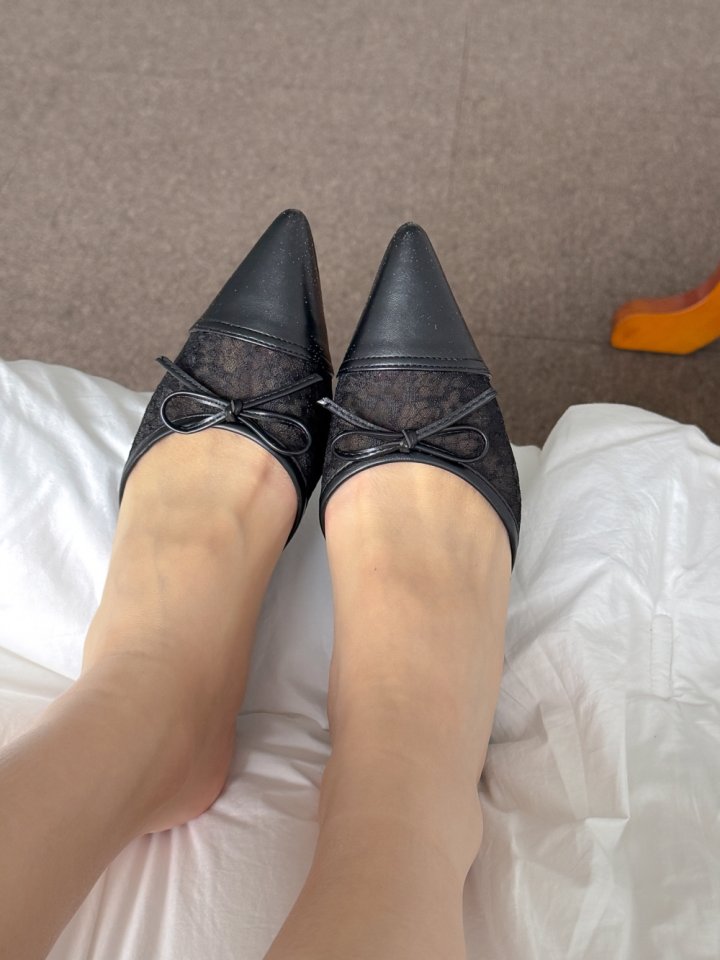 Vade - Korean Women Fashion - #shopsmall - Stiletto Ribbon Sandals - 5