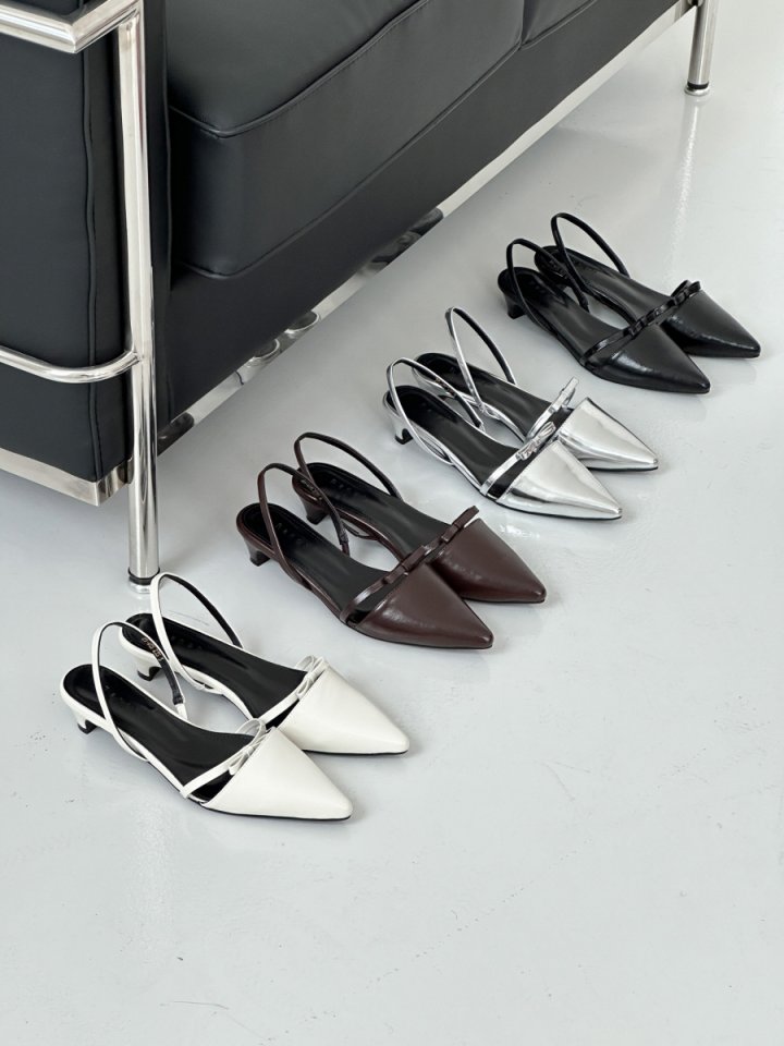Vade - Korean Women Fashion - #shopsmall - Low Heel Stiletto Mid Heel Shoes