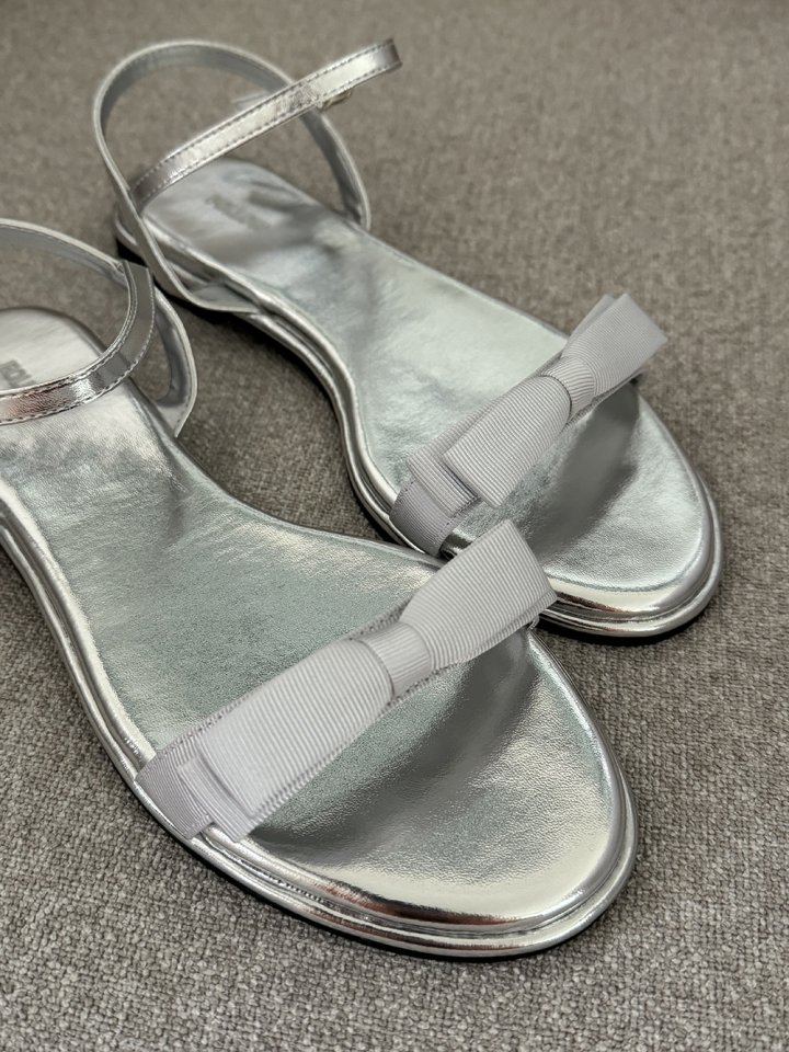 Vade - Korean Women Fashion - #shopsmall - Ribbon Round Mary Jane Sandals - 6