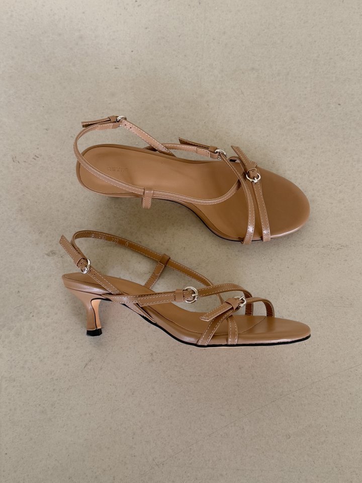 Vade - Korean Women Fashion - #thelittlethings - Velcro Strap Flip-Flop Sandals Heel - 8