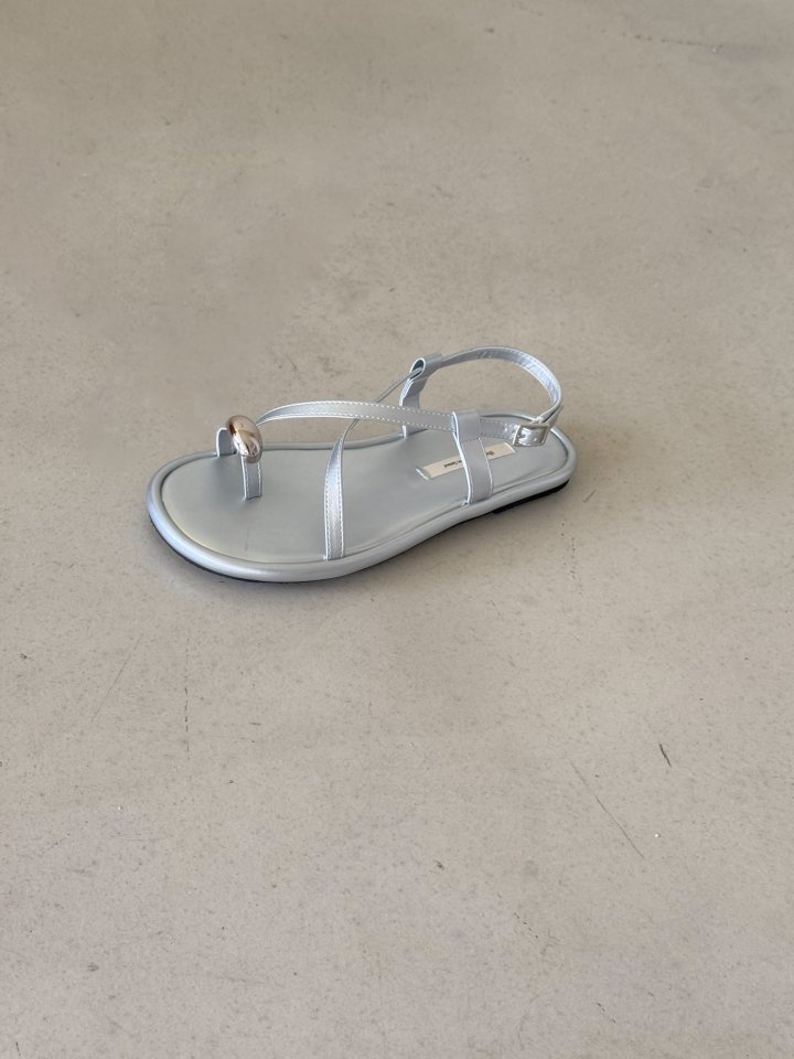 Vade - Korean Women Fashion - #thatsdarling - Slipper Round Open Big Toe Point Sandals - 4