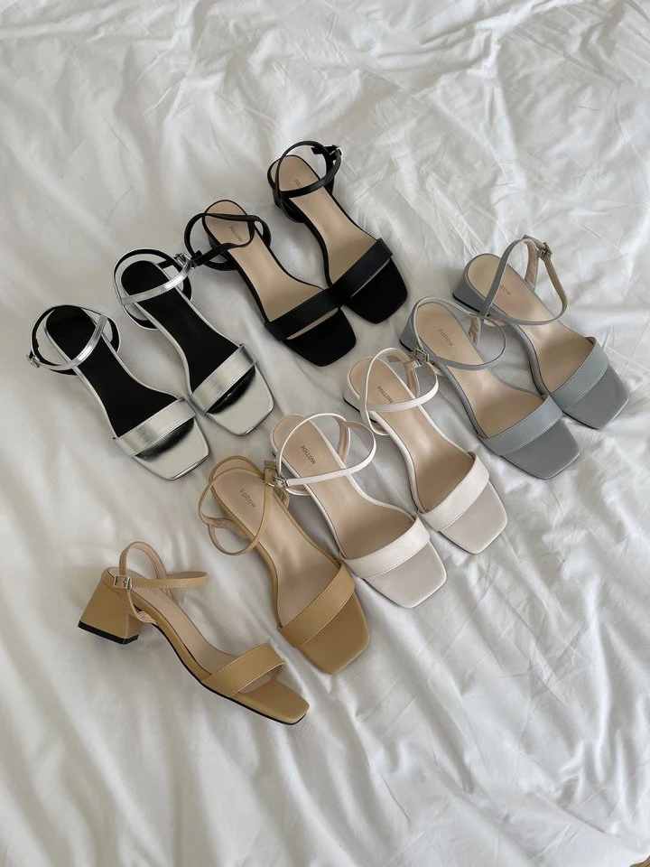 Vade - Korean Women Fashion - #thelittlethings - Square Open-toe Mary Jane - 2