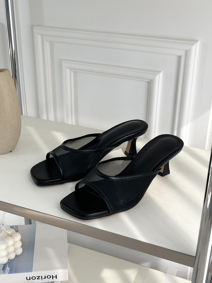 Vade - Korean Women Fashion - #thatsdarling - Round Slim Sandals - 4