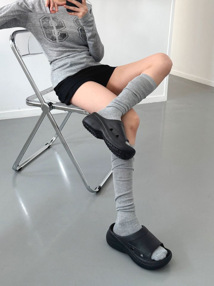Vade - Korean Women Fashion - #vintageinspired - EVA Slipper Platform Sandals - 11