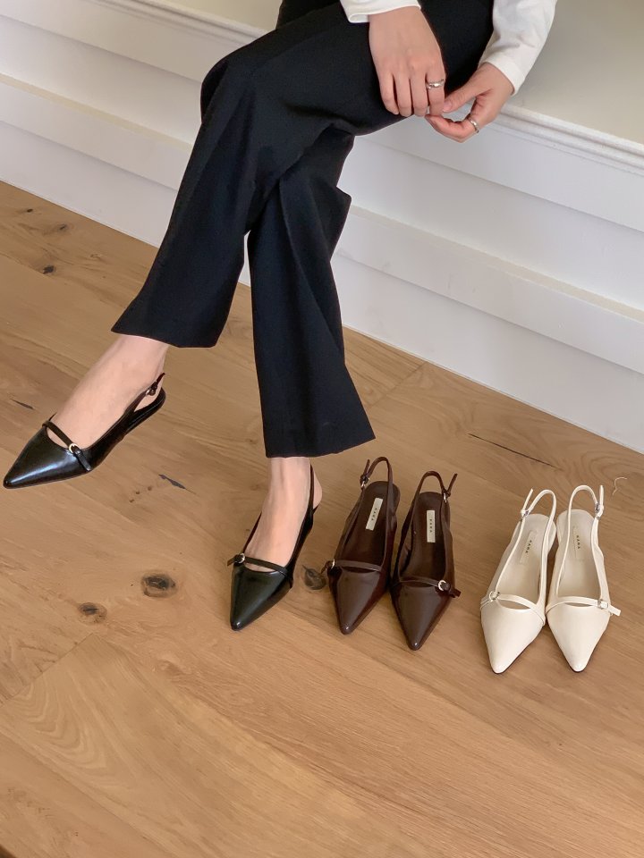 Vade - Korean Women Fashion - #vintageinspired - Slingback Stiletto Heels - 12