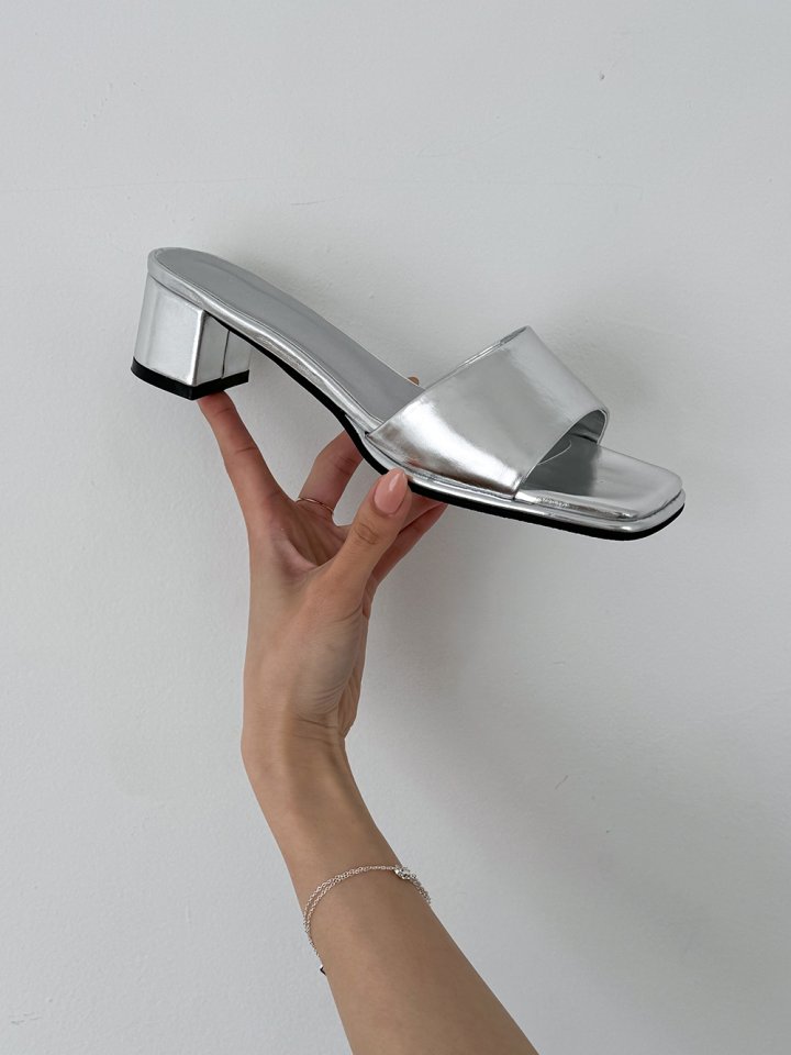 Vade - Korean Women Fashion - #vintageinspired - Summer Mule Sandals Slipper Heels - 11