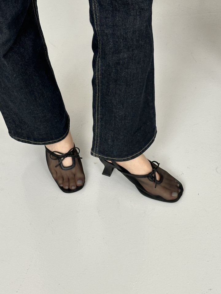 Vade - Korean Women Fashion - #womensfashion - Mesh Slingback - 4