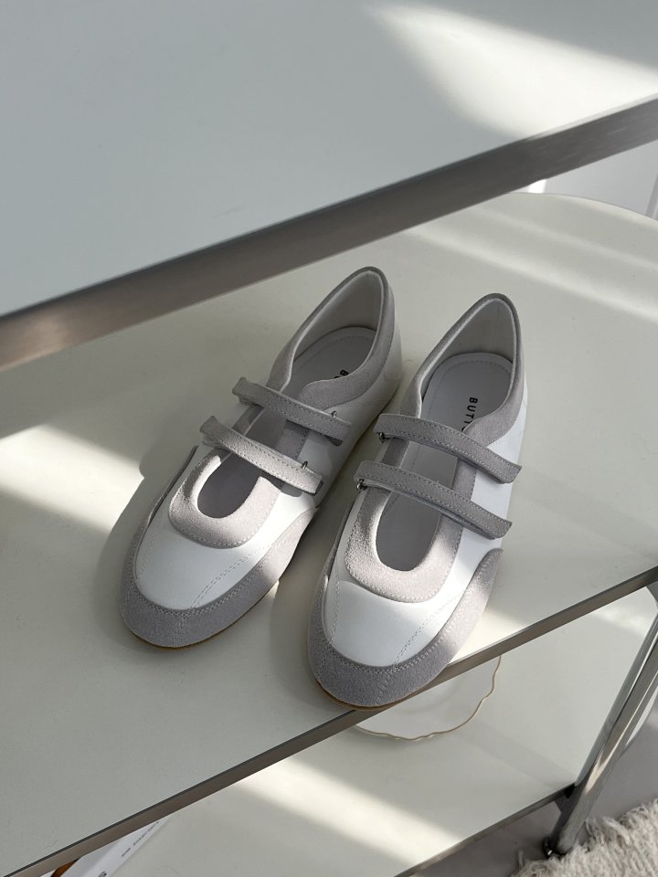 Vade - Korean Women Fashion - #vintagekidsstyle - Soft Velcro Ballet Sneakers - 6