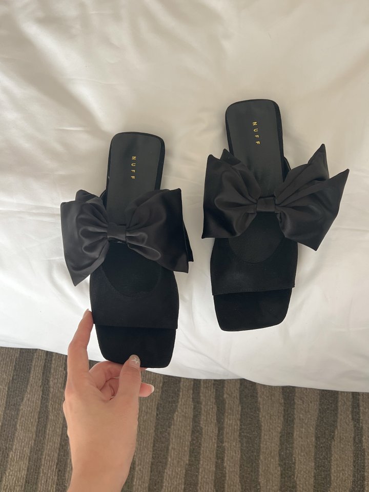 Vade - Korean Women Fashion - #vintagekidsstyle - Ribbon Square Strap Sandals - 8