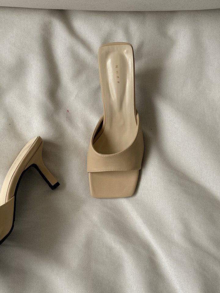 Vade - Korean Women Fashion - #vintagekidsstyle - Square Basic Soft Sandals Mule - 3