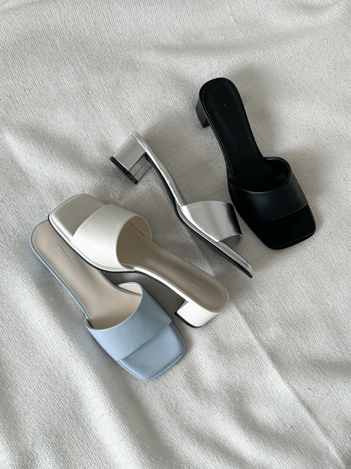 Vade - Korean Women Fashion - #vintagekidsstyle - Summer Mule Sandals Slipper Heels - 12